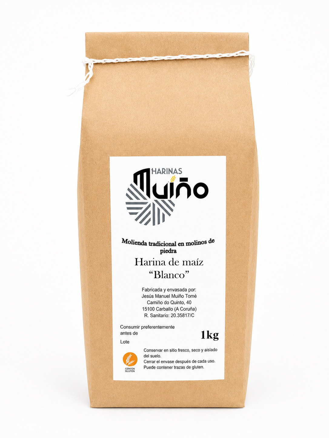 Harina de maíz Blanco 1kg